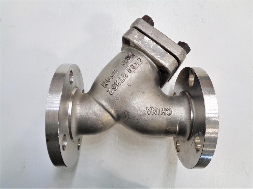 Eaton 2" 150# CF8M Flanged Wye Y-Strainer